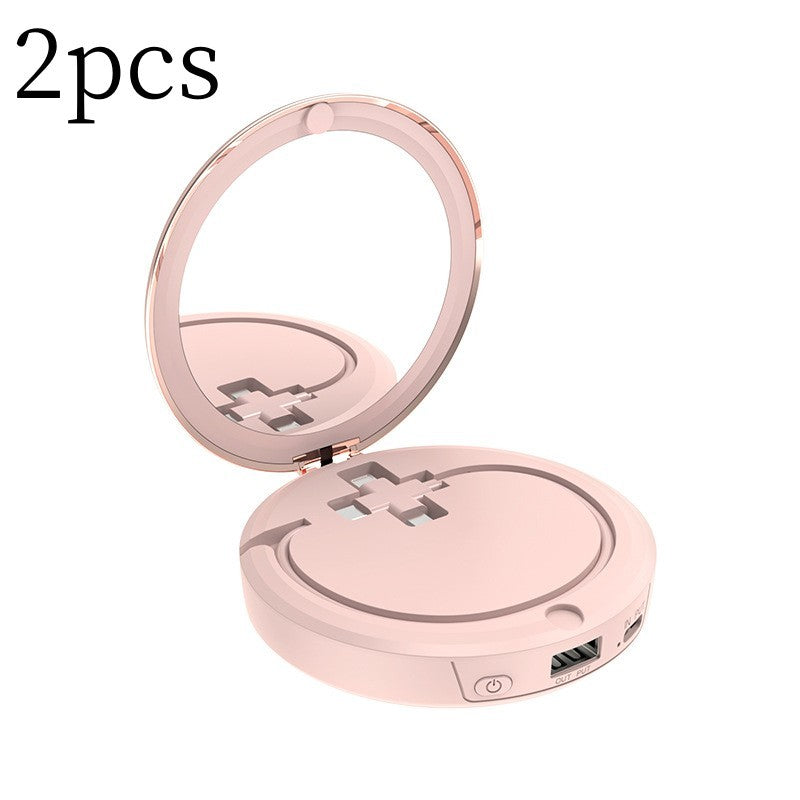 Cosmetic Mirror Charger Hand Warmer - Cosmetic Mirror Charger Hand Warmer Power Bank