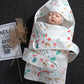 Cotton Baby Blanket Baby Blanket swaddling towel - Snuggle Up with Our Silly 4-Layer Gauze Quilt