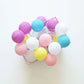 Cotton Ball Lighting Chain with Battery USB and Plug-in Options for Festivals - Plug cotton ball lighting chain festival