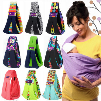 Cotton breathable sling baby carrier baby bag back pocket - Sling Your Baby in Style with This Comfy Carrier