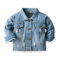 Cotton Distressed Cardigan Denim with Long Sleeve Lapel for Asian Sizes - Teleplus distressed cardigan denim short long