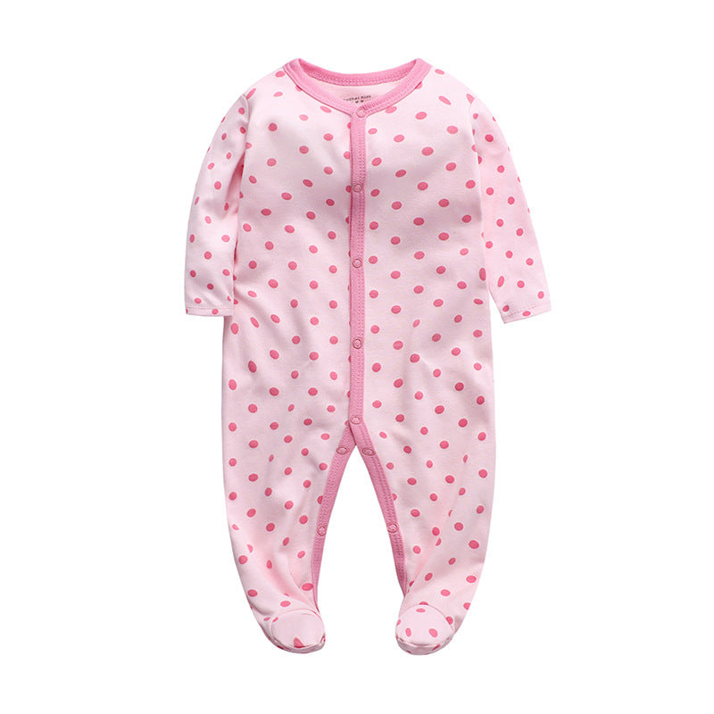 Cotton one-piece clothes baby clothes - Baby Clothes That Fit Like a Dream or a Squeeze