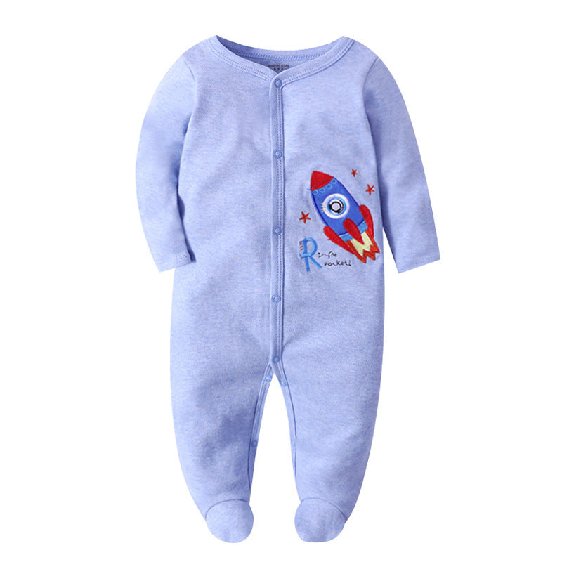 Cotton one-piece clothes baby clothes - Baby Clothes That Fit Like a Dream or a Squeeze