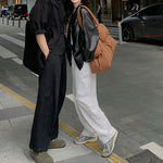 Cotton Shoulder Handbag with Horizontal Square Design for Daily - Teleplus cotton shoulder handbag