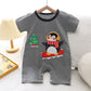 Cotton Summer New Korean Style Baby Boy Thin Women’s Short-sleeved Children’s Jumpsuit - Korean Cotton Jumpsuit