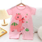 Cotton Summer New Korean Style Baby Boy Thin Women’s Short-sleeved Children’s Jumpsuit - Korean Cotton Jumpsuit