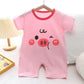 Cotton Summer New Korean Style Baby Boy Thin Women’s Short-sleeved Children’s Jumpsuit - Korean Cotton Jumpsuit