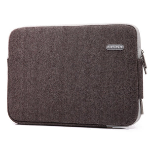 Cotton Zipper Laptop Sleeve Bag Compatible with iPhone iPad MacBook Essentials