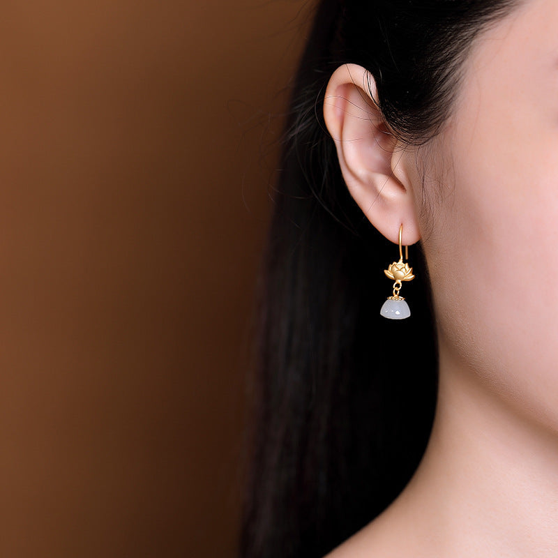 Electroplating Lotus Seedpod Earrings for Unisex Jewelry in the United States - That Make Your Ears Say Wow and Thank