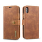 Cowhide Two-fold Split Adsorption Mobile Phone Leather Case - Cowhide Two-fold Mobile Phone Leather Case