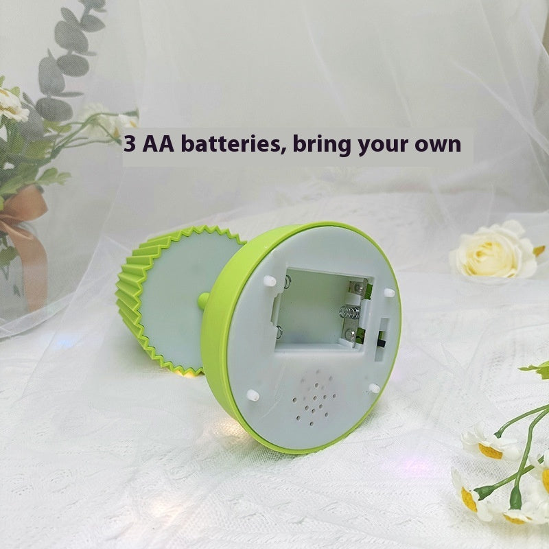 Cozy European Retro Music Night Light for Kids with Colorful LED Design - Teleplus cozy european retro music mini