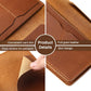 Crazy Horse Brown Layer Cowhide Leather Wallet for Men and Women - crazy horse brown layer cowhide