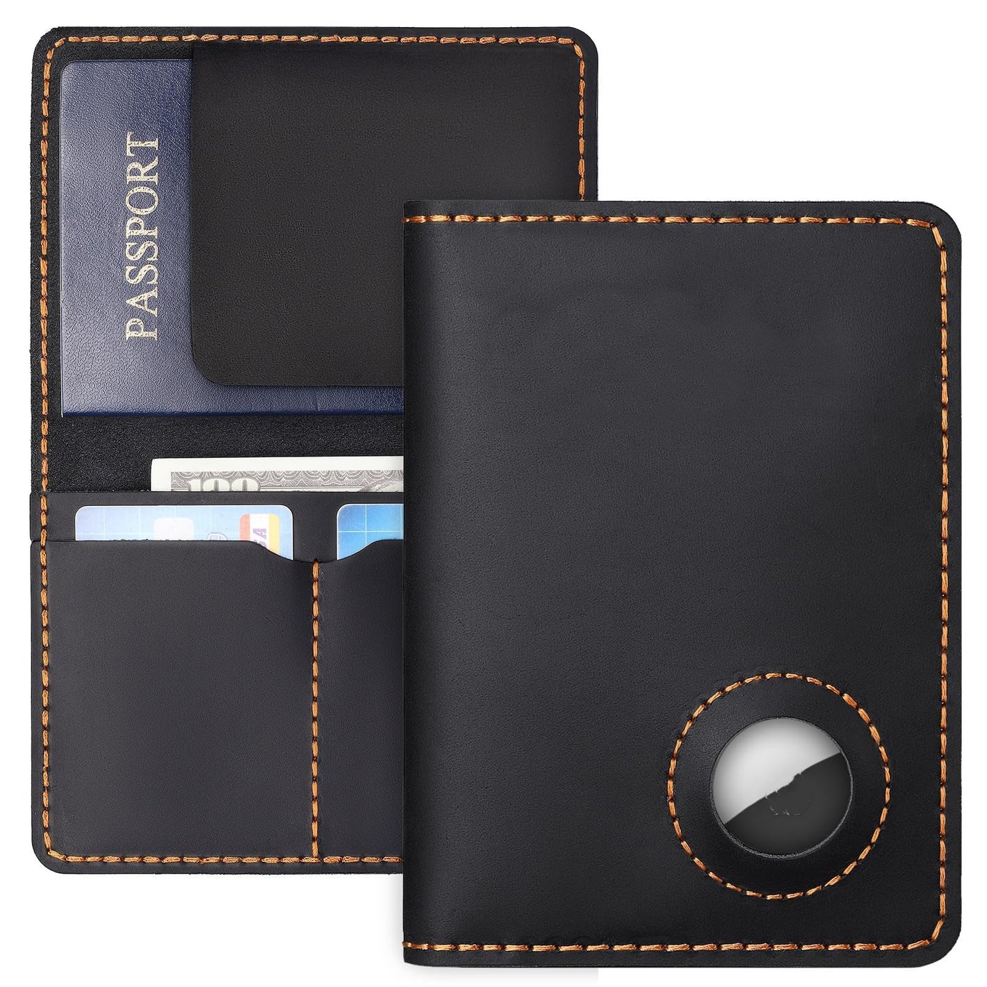 Crazy Horse Brown Layer Cowhide Leather Wallet for Men and Women - crazy horse brown layer cowhide