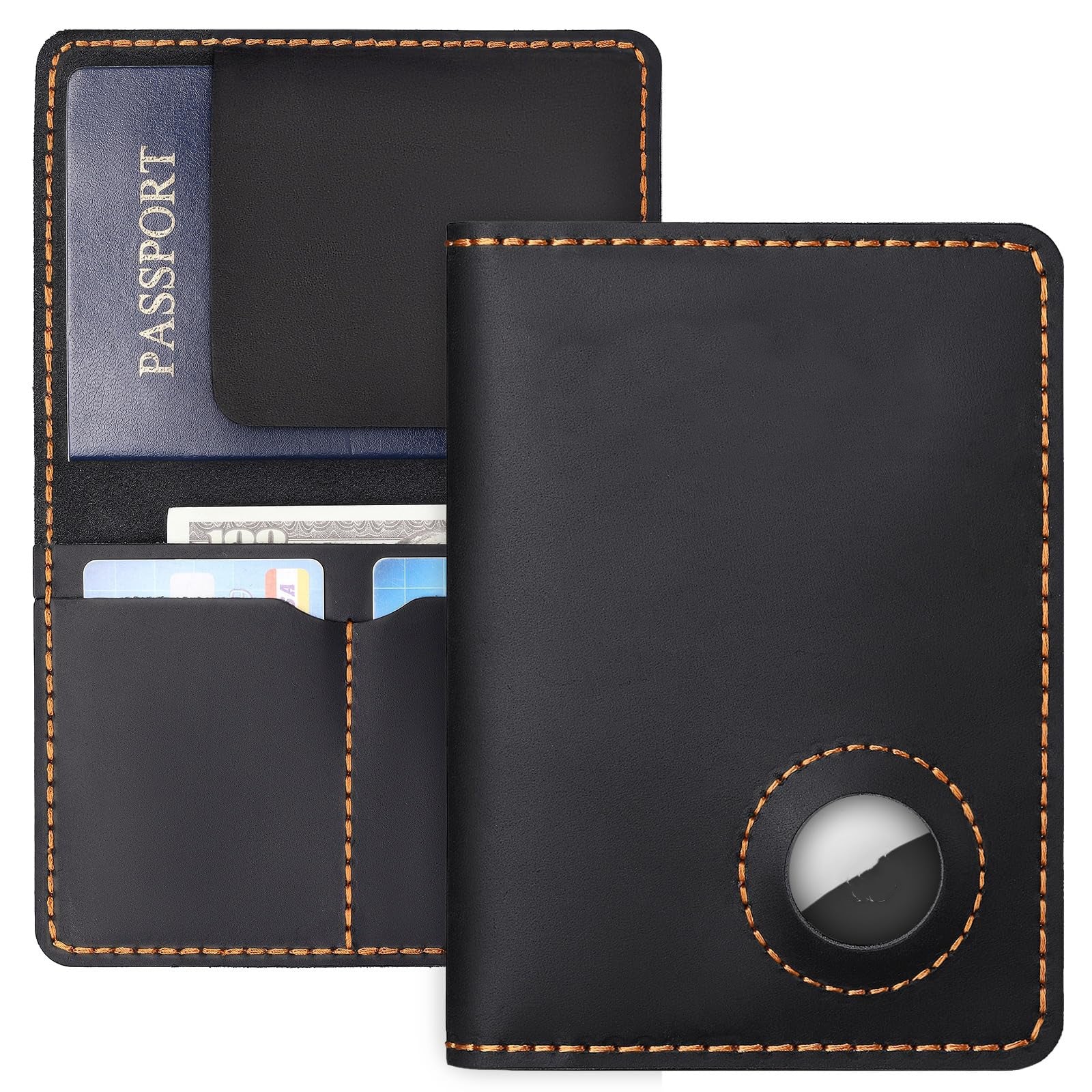 Crazy Horse Brown Layer Cowhide Leather Wallet for Men and Women - crazy horse brown layer cowhide