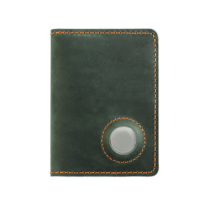 Crazy Horse Brown Layer Cowhide Leather Wallet for Men and Women - crazy horse brown layer cowhide
