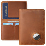 Crazy Horse Brown Layer Cowhide Leather Wallet for Men and Women - crazy horse brown layer cowhide