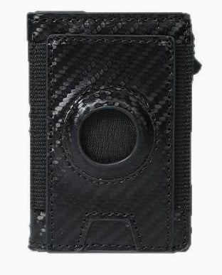 Crazy Horse Business Card Holder in Carbon Fiber and Aluminum Alloy - Teleplus crazy horse business card holder carbon