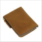 Crazy Horse Leather Card Clip with Zipper Wallet for United States and CHF - Wallet: A Ride Your Cash united states chf