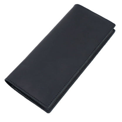 Crazy Horse Leather Wallet Full Grain Cowhide Bifold Retro Style for Men - crazy horse