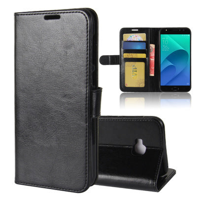 Asus Zenfone 4 Selfie Pro R64 Leather Card Slot Case United States - Crazy Horse Pattern for united states chf crazy