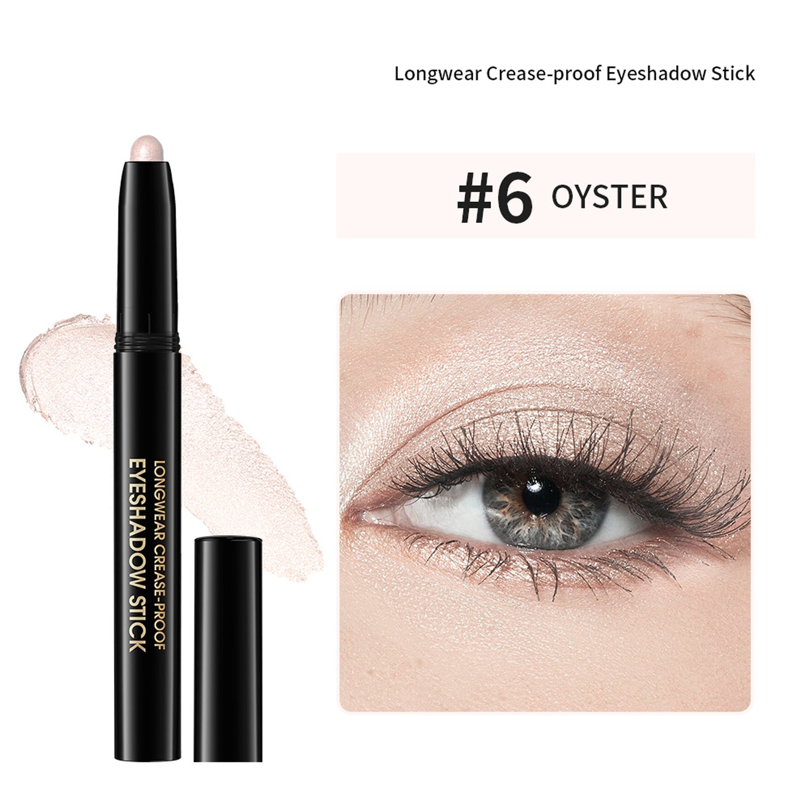 Cream Eye Shadow Stick Set with Frost Finish in Four Colors - eye shadow stick cream frost