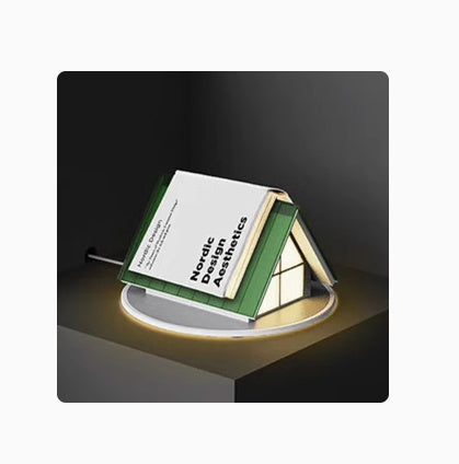 Creative Atmosphere Small Bedroom Bookmark Lamp for Night Lighting - Teleplus bedroom creative atmosphere small house