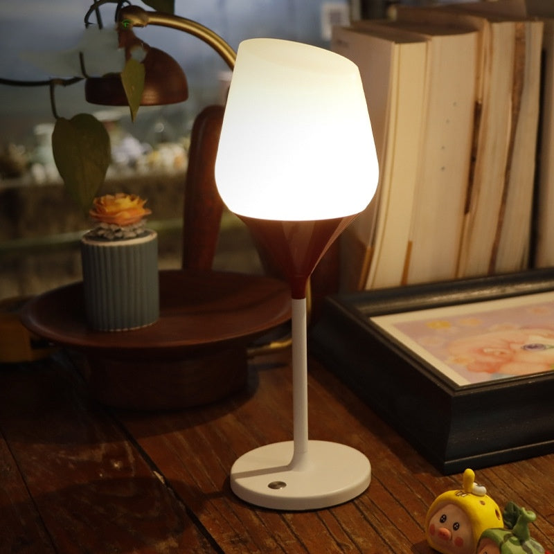 Creative Charging Wine Glass Atmosphere Table Lamp with 3600mA Red LED - Teleplus creative charging wine glass