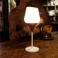 Creative Charging Wine Glass Atmosphere Table Lamp with 3600mA Red LED - Teleplus creative charging wine glass