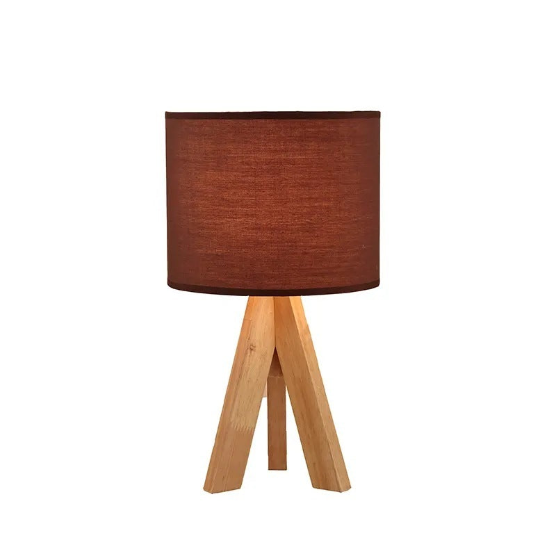 Creative Fashion Bedside Minimalist Table Lamp with Bamboo Finish - creative fashion bedside lamp minimalist table