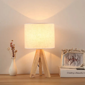 Creative Fashion Bedside Minimalist Table Lamp with Bamboo Finish - creative fashion bedside lamp minimalist table