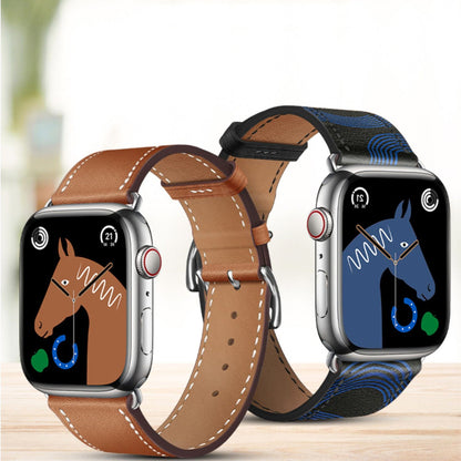 Creative Men’s Leather Watch Strap - Creative Men’s Leather Watch Strap for Apple Watch