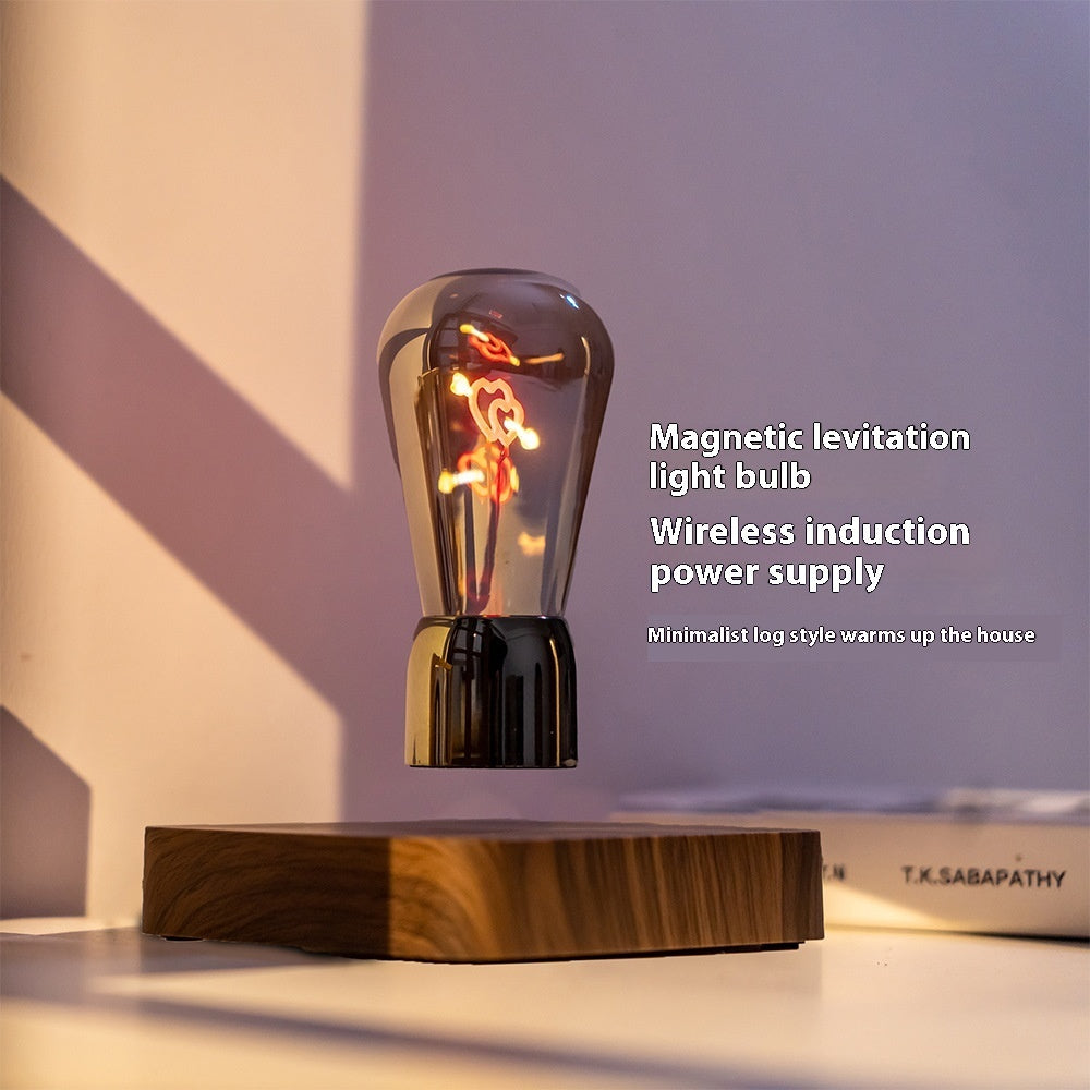 Creative Night Light with Magnetic Suspension Bulb and Charging Base - Teleplus magnetic suspension bulb table creative