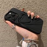 Creative Pleated Love Revolving Heart Phone Case in Multiple Colors - Teleplus creative pleated love phone