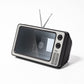 Creative Retro Desktop Phone Holder with TV Screen Design - desktop phone holder retro tv screen creative