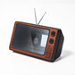 Creative Retro Desktop Phone Holder with TV Screen Design - desktop phone holder retro tv screen creative