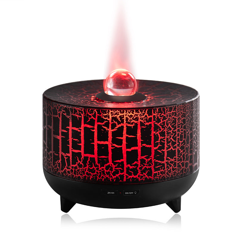 Creative Seven Color Flame Bead Aromatherapy Diffuser for Small Spaces - Teleplus creative seven color crack flame bead
