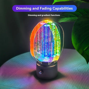 Creative Small Night Lamp with Rechargeable Battery and Electrodeless Dimming - creative small night lamp charging