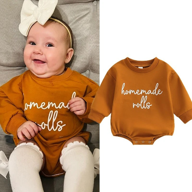 Creative Thanksgiving Printing Kids’ Rompers - Thanksgiving Rompers for Tiny Turkeys to Wear