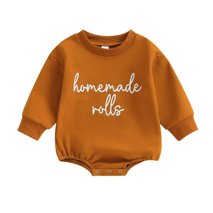 Creative Thanksgiving Printing Kids’ Rompers - Thanksgiving Rompers for Tiny Turkeys to Wear