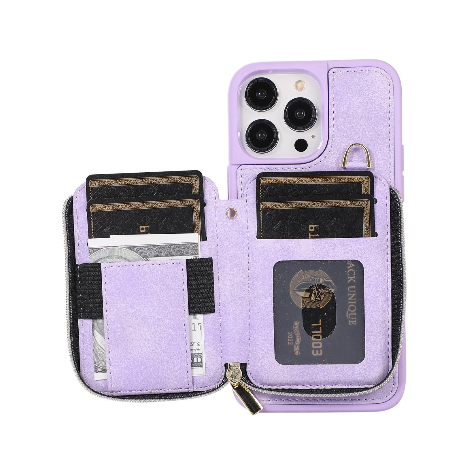 Creative Wallet Phone Case Leather Case Card - Creative Phone Case in Leather with Card Slots