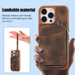 Creative Wallet Phone Case Leather Case Card - Creative Phone Case in Leather with Card Slots