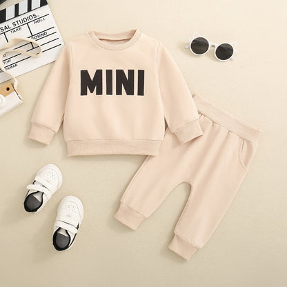 Cross-border Infant Neutral Men And Women Three-color Long Sleeve Embroidered Long-sleeve Suit - Long Sleeve Baby Suit