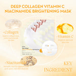 Cross-border Yellow VC Collagen Mask - Yellow VC Collagen Mask for United States Glow Up