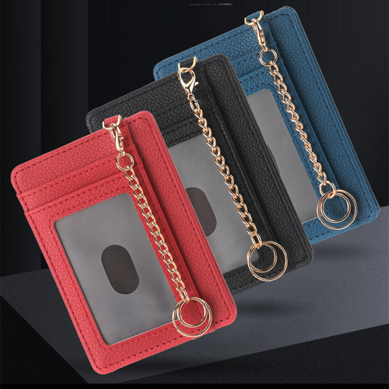 Cross Pattern Cover Card Holder in Multiple Colors for United States Market - Holder: Snazzy Slots Litchi and cover
