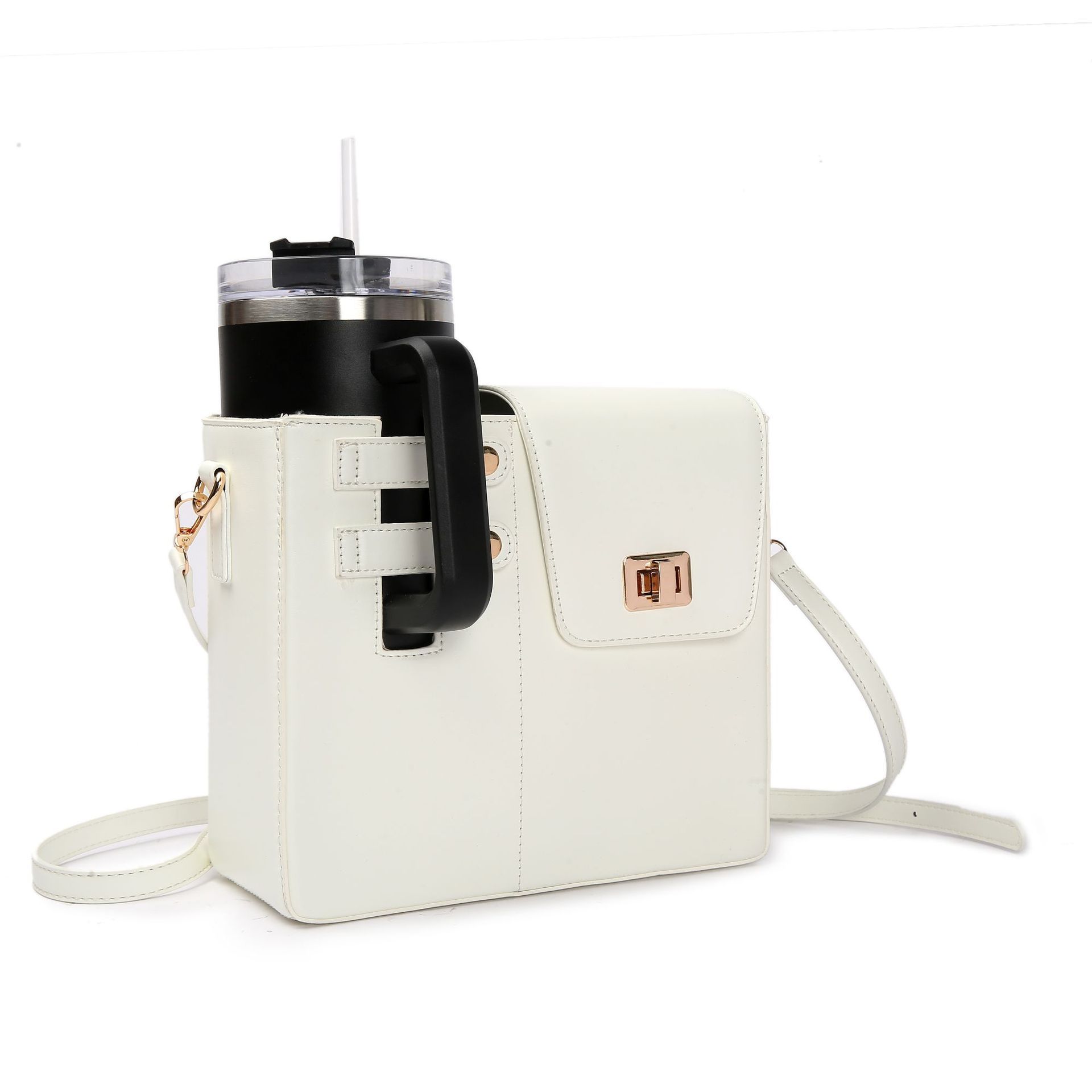 Crossbody Kettle Bag with Bottle Cover for Travel and Leisure - Teleplus bottle cover crossbody kettle bag