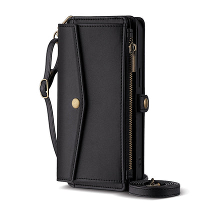 Crossbody Protective Leather Case for Samsung and Non-Samsung Phones - crossbody protective leather case