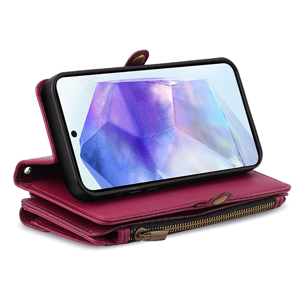 Crossbody Protective Leather Case for Samsung and Non-Samsung Phones - crossbody protective leather case