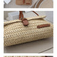 Crossbody Straw Bag for Summer Beach Travel and Leisure Trips - Teleplus summer beach travel crossbody straw bag