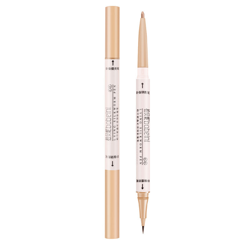 Crouching Silkworm Eye Shadow Pen with Double-Headed Double-Effect Options - Teleplus Effect double-headed