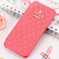 Crown Card Leather Case for Samsung Phone Case - Crown Card Leather Case for Samsung Phones